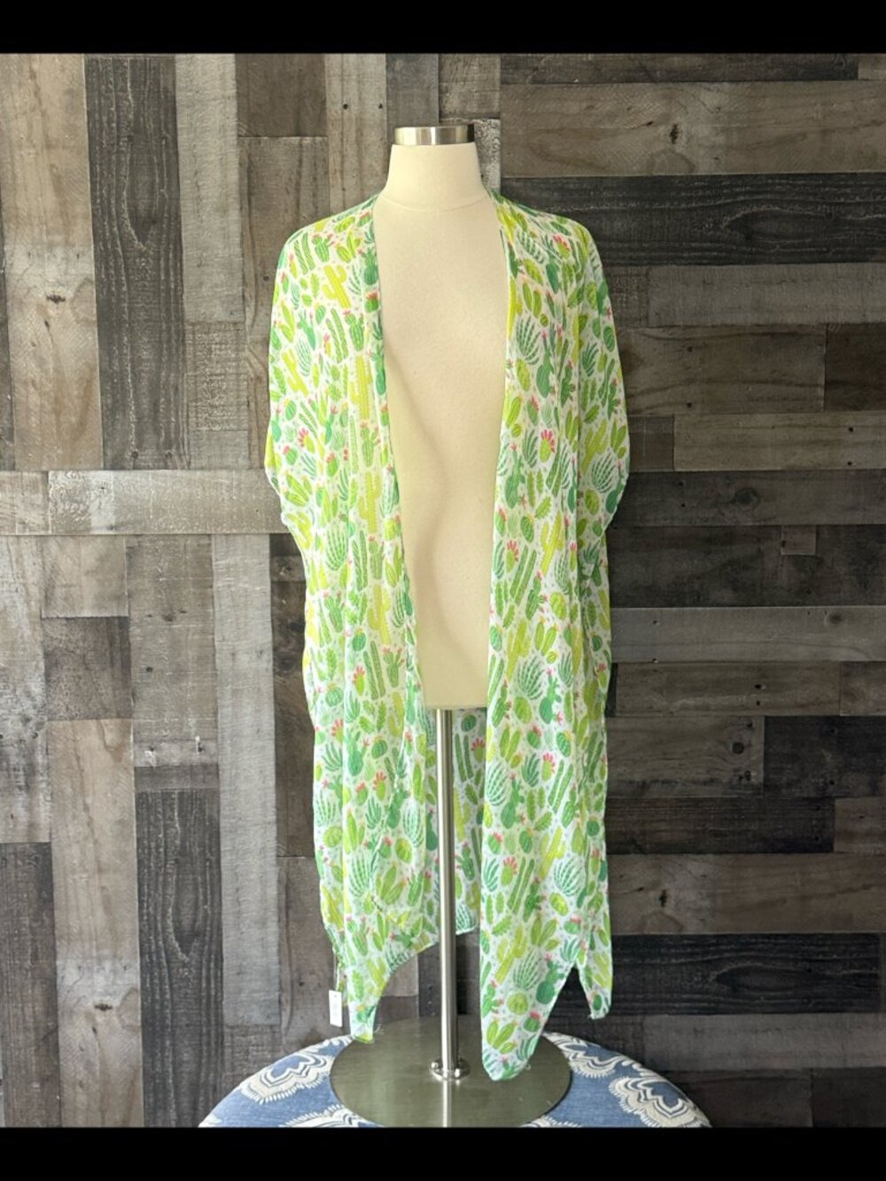NWT! Bijorca sheer cactus wrap OS desert festival boho wanderlust summer beach